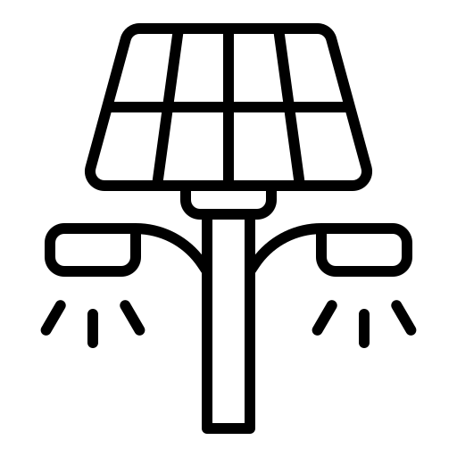 Solar Street Light Icon